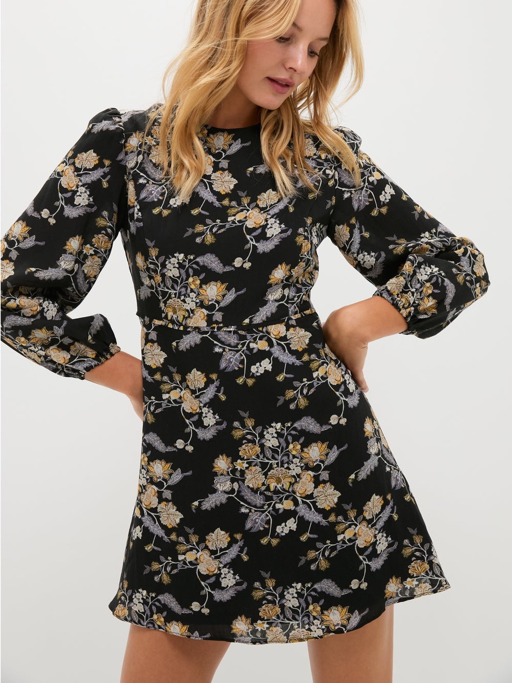 Tuckernuck Hyacinth House Multi Floral Sophia Mini Dress S Romantic Boho Luxury